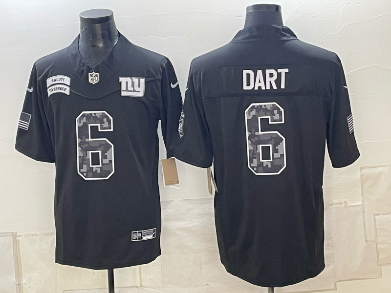Men New York Giants #6 Dart black Nike 2026 NFL Game Jersey 101102->baltimore ravens->NFL Jersey